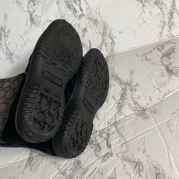 Coach Shermam Shearling Lined Boots