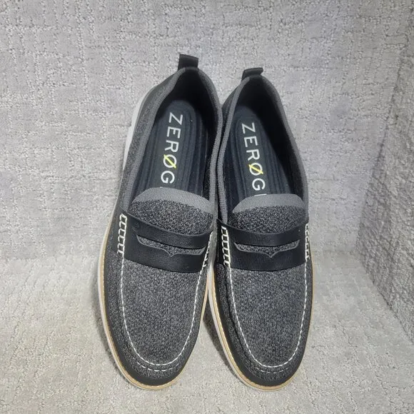 Cole Haan 4.ZeroGrand Stitchlite Mens 12M Black Nimbus Cloud Penny Loafers Shoes