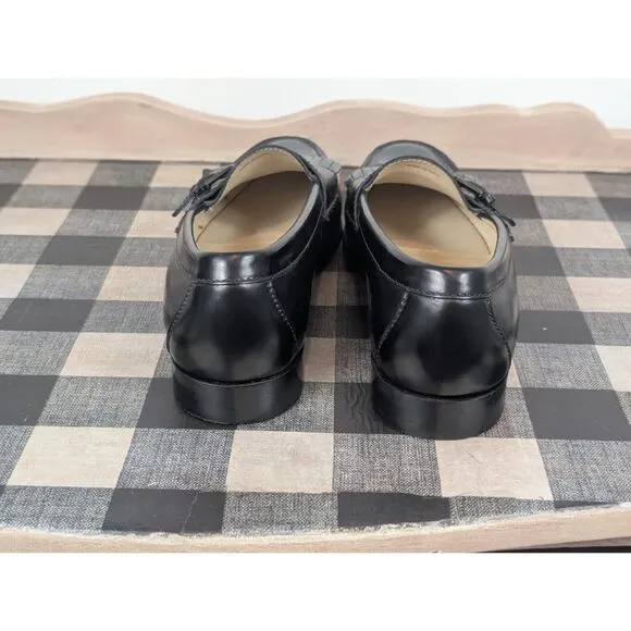 Cole Haan City Fringe Tassel Loafers Black Men's Size 11 1/2 D