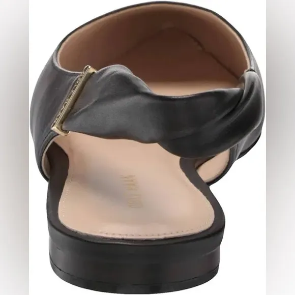Cole Haan Eden Skimmer Ballet Slingback Flat Black 7.5