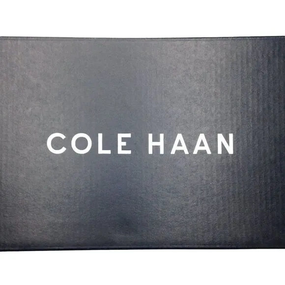 Cole Haan Eden Skimmer Flats Black Leather 9.5B NWT