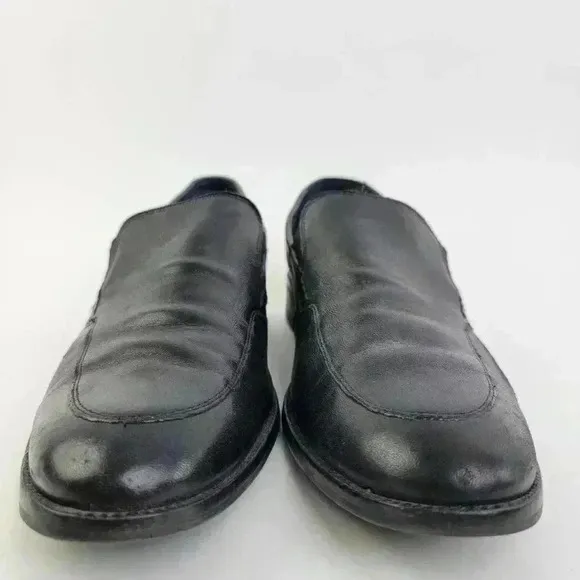Cole Haan Grand OS Lenox Hill Venetian Black Leather Slip On Dress Loafers - 12