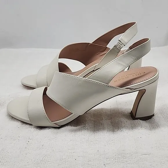 COLE HAAN GRANDSERIES STYLE AMALIA AYSMMETRIC STRAPPY SANDALS LADIES 8.5