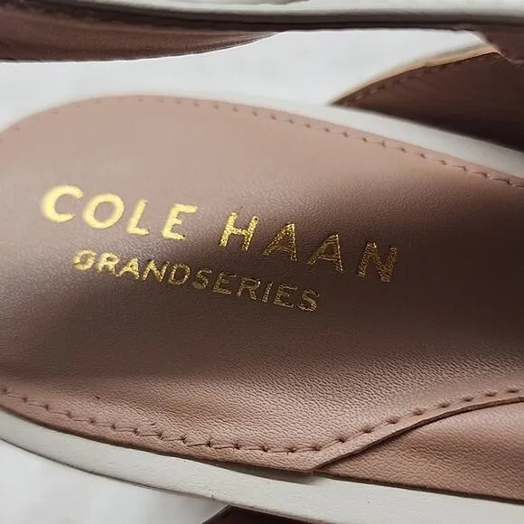 COLE HAAN GRANDSERIES STYLE AMALIA AYSMMETRIC STRAPPY SANDALS LADIES 8.5