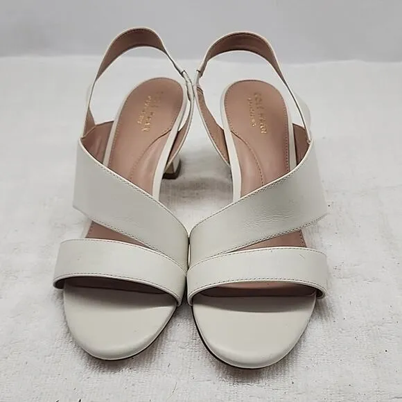 COLE HAAN GRANDSERIES STYLE AMALIA AYSMMETRIC STRAPPY SANDALS LADIES 8.5