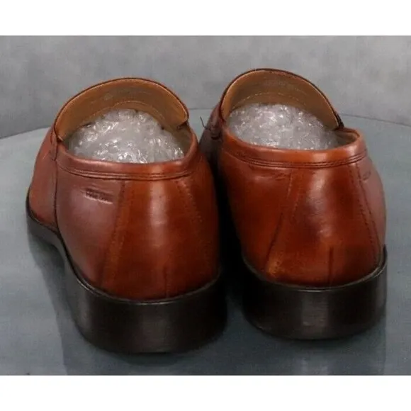 Cole Haan Hawthrone Men's Moc Toe Penny Loafers Dress Shoes Size 12 Brown C33224