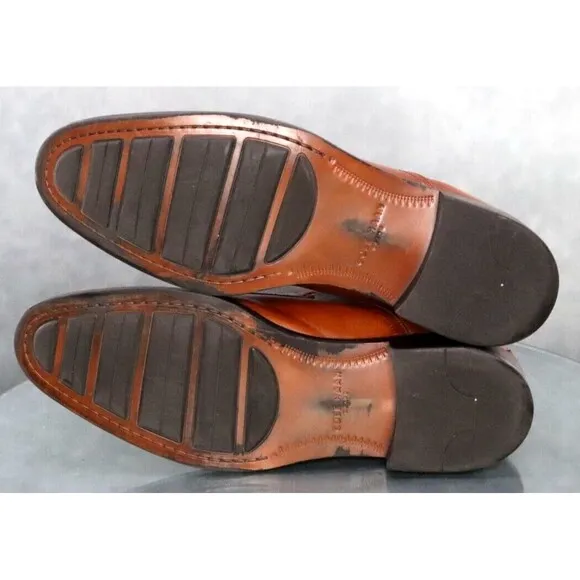 Cole Haan Hawthrone Men's Moc Toe Penny Loafers Dress Shoes Size 12 Brown C33224