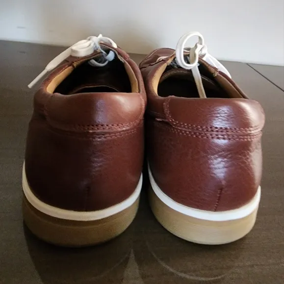 Cole Haan Men's Brown Leather Sneakers, Size 11.5 Pre-owned