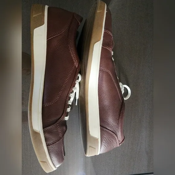 Cole Haan Men's Brown Leather Sneakers, Size 11.5 Pre-owned