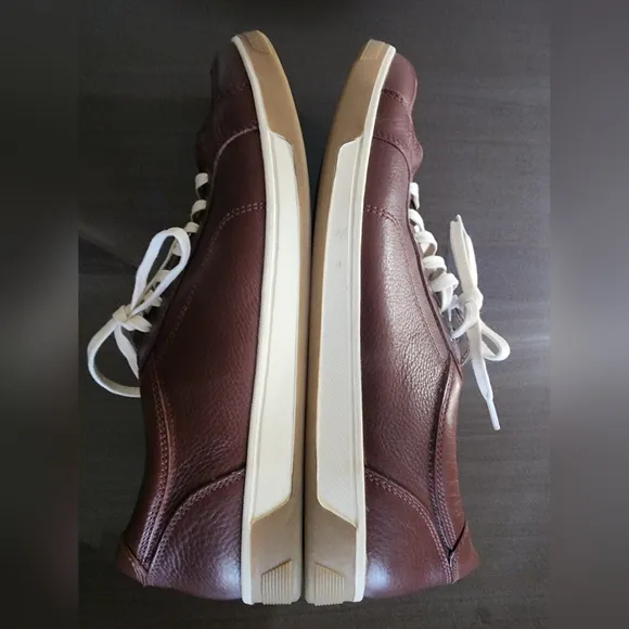 Cole Haan Men's Brown Leather Sneakers, Size 11.5 Pre-owned