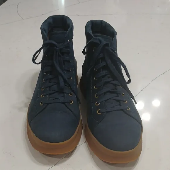 Cole Haan Men's Navy High-Top Sneakers, Gentle Used Sz 10m
