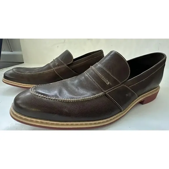 Cole Haan Men's Osborn Grand 360 Brown Penny Loafer Size 13 M *READ*