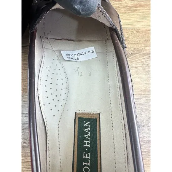 Cole Haan Men's Pinch Tassel Loafers, 03507, Size 12D Shoes