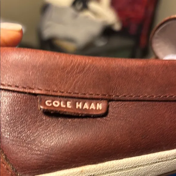 Cole Haan men’s sz 10 Brown Penny Loafers Moccasin-Style Slip-Ons
