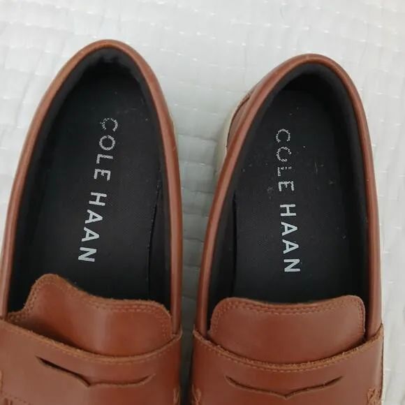 Cole Haan Nantucket 2.0 Grand 360 British Tan Casual Penny Loafers Mens 10.5 M