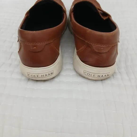 Cole Haan Nantucket 2.0 Grand 360 British Tan Casual Penny Loafers Mens 10.5 M