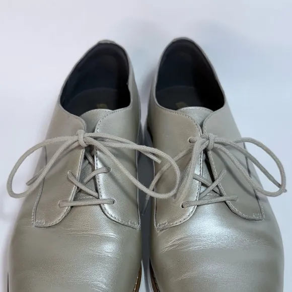 Cole Haan Original Grand Warm Silver Lace-Up Oxfords Shoes