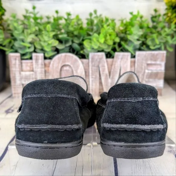 Cole Haan Pinch Maine Classic Grand OS Black Suede Penny Loafers