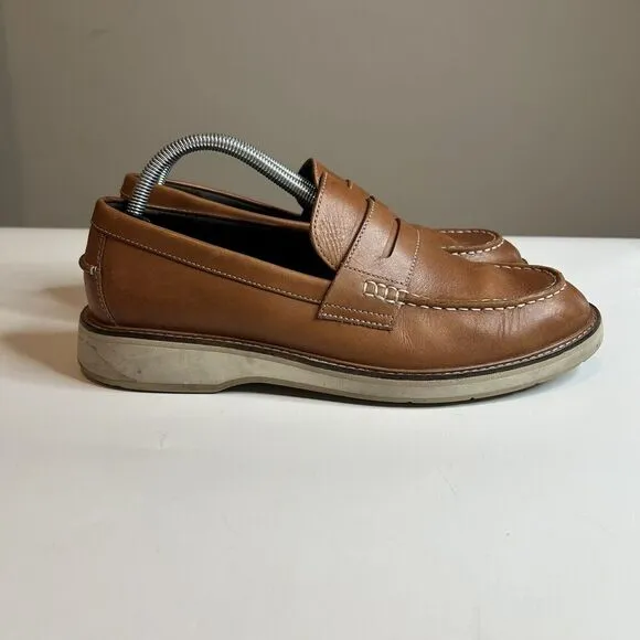 Cole Haan Shoes Men's 9.5 Osborn Grand Leather Penny Loafers Grandfoam Flaw