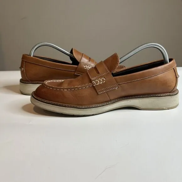 Cole Haan Shoes Men's 9.5 Osborn Grand Leather Penny Loafers Grandfoam Flaw