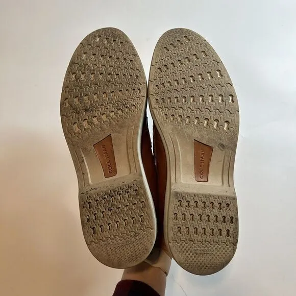 Cole Haan Shoes Men's 9.5 Osborn Grand Leather Penny Loafers Grandfoam Flaw