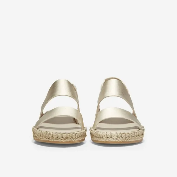 👣Cole Haan👣 Soft Gold Metallic  Cloudfeel Leather footwear