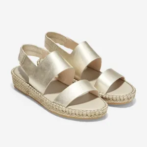 👣Cole Haan👣 Soft Gold Metallic  Cloudfeel Leather footwear