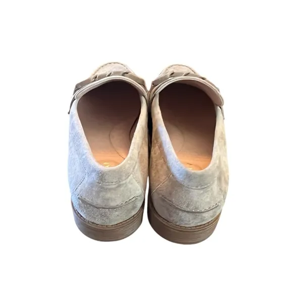 Cole Haan Stassi Suede Chain Penny Loafers Slip On NEW Size 7.5
