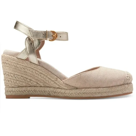 Cole Haan Women's Cloudfeel Platform Espadrille Lined Wedge Sandals 9.5 80MM NWT