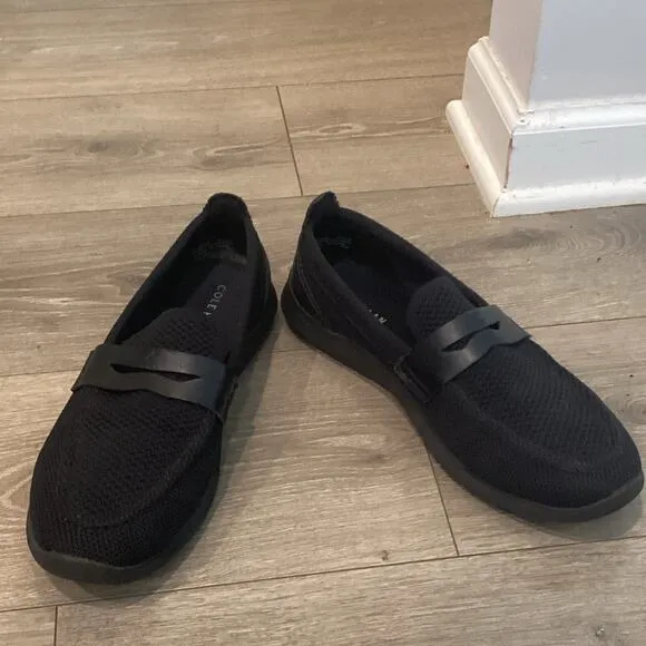 Cole Haan Women's ZERØGRAND Meritt Stitchlite™ Loafers US 10.5B 10.5 B Black