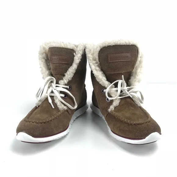 Cole Haan ZeroGrand Suede Faux Waterproof Boots