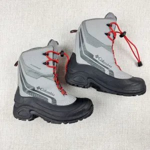 Columbia Bugaboot Youth Boy's Gray Omni Heat Winter Snow Boots BY5955-036
