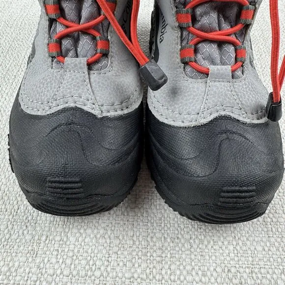 Columbia Bugaboot Youth Boy's Gray Omni Heat Winter Snow Boots BY5955-036