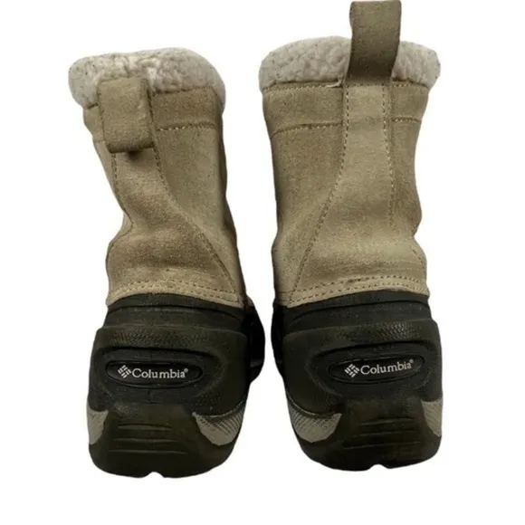 Columbia Cascadian Snowchill Snow Boots Waterproof Suede Leather Size 9