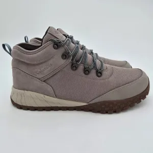 Columbia Fairbanks Mid Waterproof Hiking Boots Flint Grey Storm Mens Size 10.5