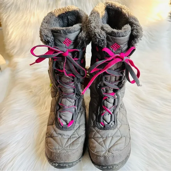 Columbia Unisex Youth Minx Mid II 200 Gram Waterproof Lace Up Tall Snow …