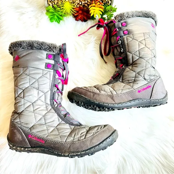 Columbia Unisex Youth Minx Mid II 200 Gram Waterproof Lace Up Tall Snow …