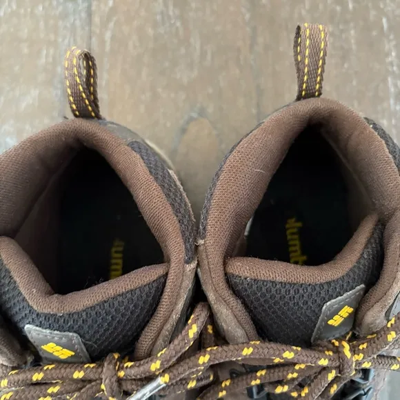 Columbia Youth Newton‎ Ridge Brown Hiking Boots Outdoors Size 3 Unisex Child