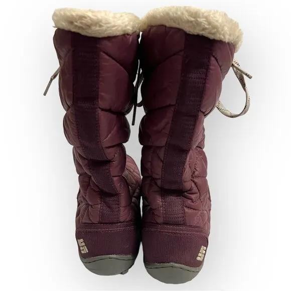 COLUMBIA POWDER SUMMIT II MID CALF WATERPROOF WINTER BOOTS #YL5386-562 SIZE 6