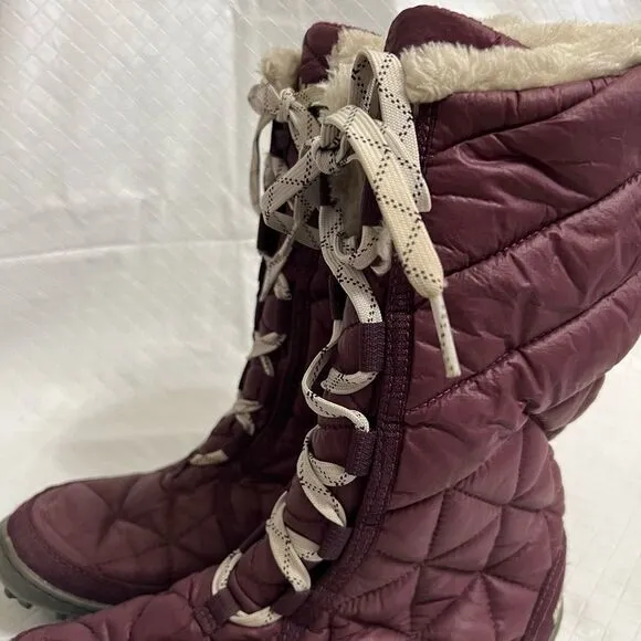 COLUMBIA POWDER SUMMIT II MID CALF WATERPROOF WINTER BOOTS #YL5386-562 SIZE 6