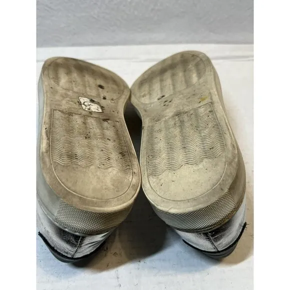 Common Projects Women's Sneakers Achilles Retro Low Silver Black EU 41 US 11