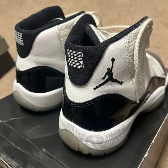 Concord Jordan 11 Retro Sneakers - White and Black