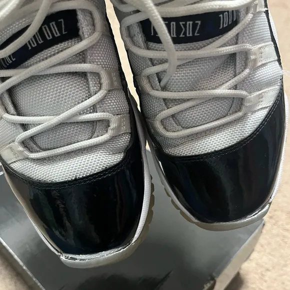 Concord Jordan 11 Retro Sneakers - White and Black