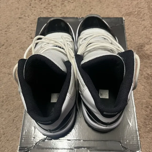 Concord Jordan 11 Retro Sneakers - White and Black