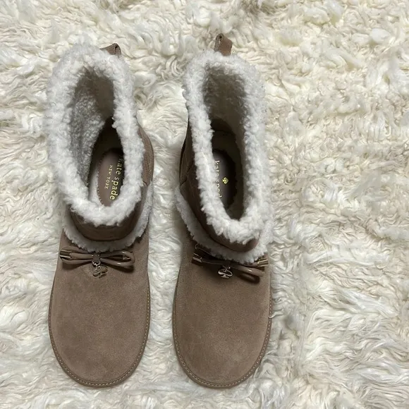 COPY - Marie Faux Shearling Suede Boots