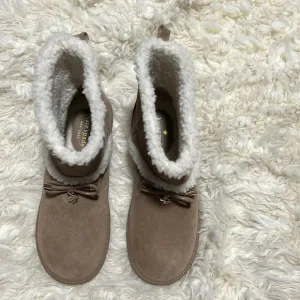 COPY - Marie Faux Shearling Suede Boots