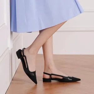 C.PARAVANO Cap-Toe Slingback Flats (Freya) SZ 41.5 / US 11