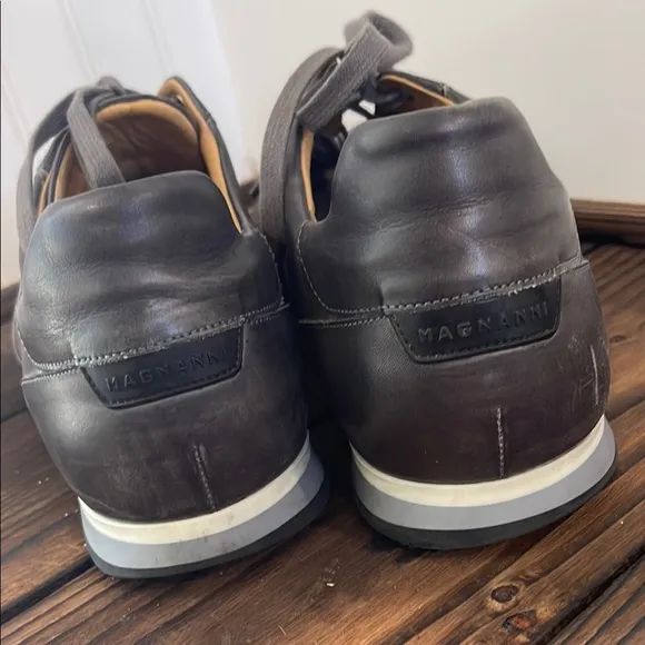 Cristian Magnanni Men's Gray Casual Sneakers