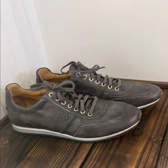 Cristian Magnanni Men's Gray Casual Sneakers