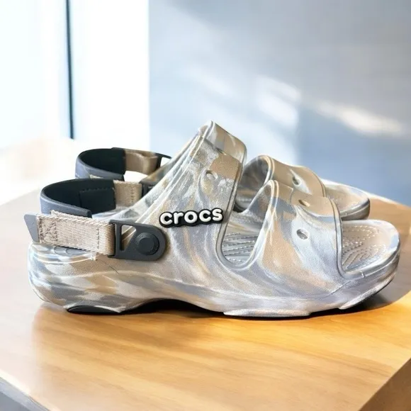 CROCS All Terrain Unisex Sandal | Chai Multi Marbled | Size  Mens 9 / Women’s 11